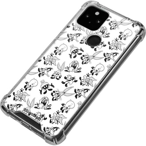 Looney Tunes Big Head Pattern Google Pixel 5 Clear Case